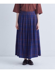 【congés payés】｜2BUY10%OFF・3BUY20%OFF｜モールチェックスカート 詳細画像 ブラック系その他 6