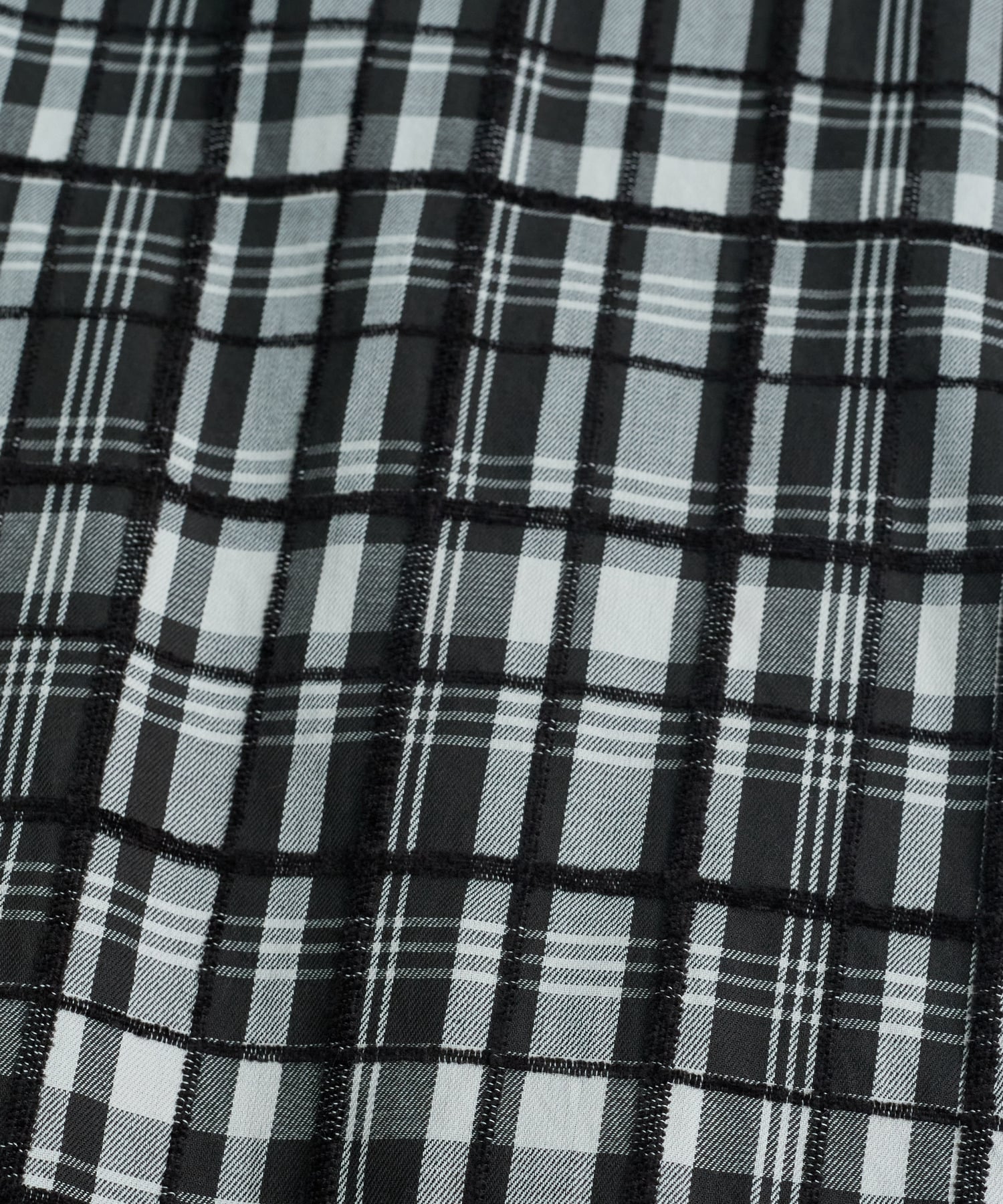 【congés payés】｜2BUY10%OFF・3BUY20%OFF｜モールチェックスカート 詳細画像 ブラック系その他 25