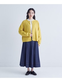 【congés payés】タックデニムスカート 詳細画像 インディゴブルー 3