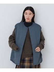 【congés payés】｜2BUY10%OFF・3BUY20%OFF｜中綿ベスト 詳細画像 ブルーグリーン 13