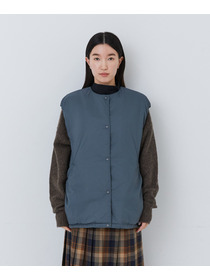 【congés payés】｜2BUY10%OFF・3BUY20%OFF｜中綿ベスト 詳細画像 ブルーグリーン 14