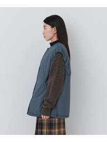 【congés payés】｜2BUY10%OFF・3BUY20%OFF｜中綿ベスト 詳細画像 ブルーグリーン 15