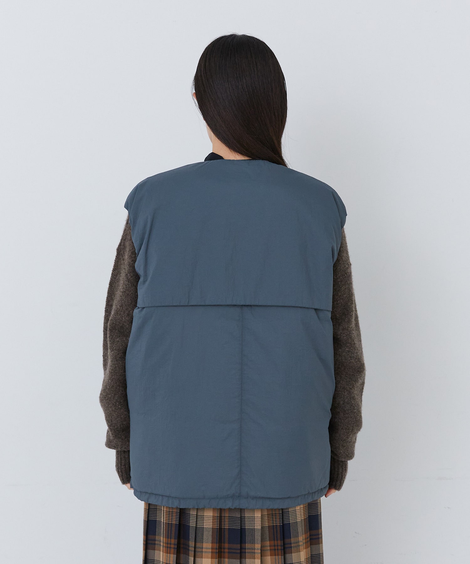 【congés payés】｜2BUY10%OFF・3BUY20%OFF｜中綿ベスト 詳細画像 ブルーグリーン 16