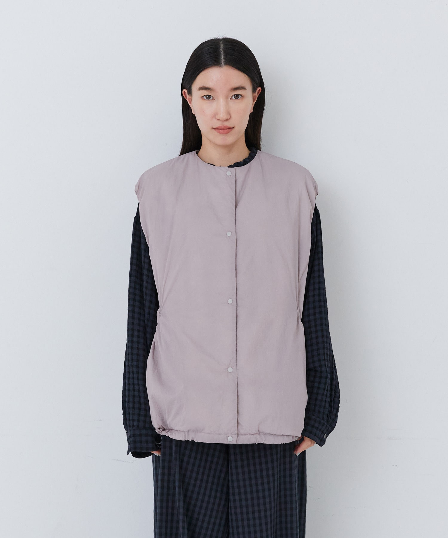 【congés payés】｜2BUY10%OFF・3BUY20%OFF｜中綿ベスト 詳細画像 ブルーグリーン 5