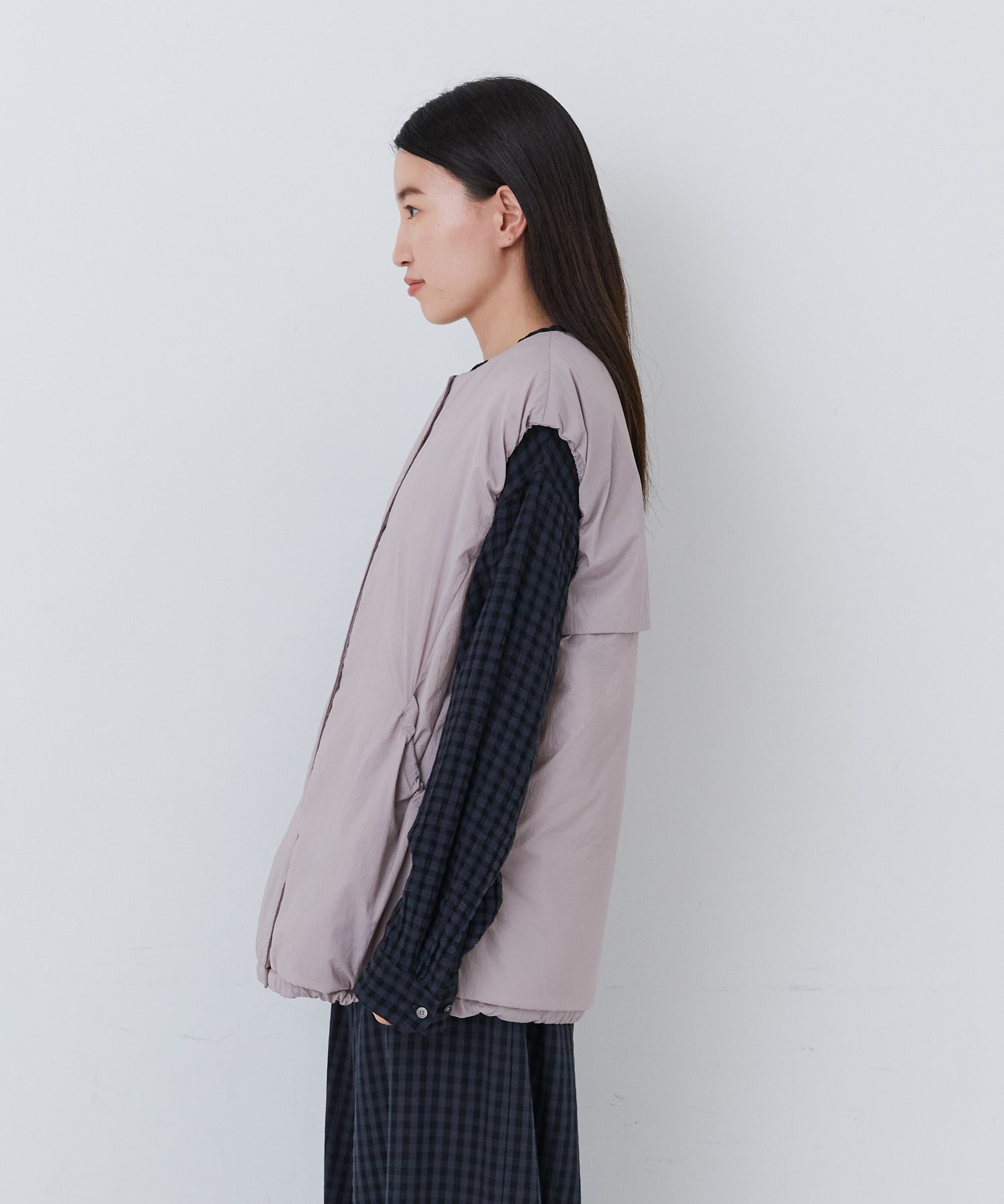 【congés payés】｜2BUY10%OFF・3BUY20%OFF｜中綿ベスト 詳細画像 ブルーグリーン 6