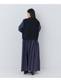 【congés payés】｜2BUY10%OFF・3BUY20%OFF｜ダブルガーゼ刺繍ベスト 詳細画像 ブラック 10