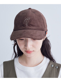 【congés payés】ichiro yamaguchi.コーデュロイキャップ 詳細画像 ネイビー 15