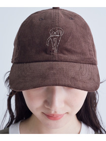 【congés payés】ichiro yamaguchi.コーデュロイキャップ 詳細画像 ネイビー 16