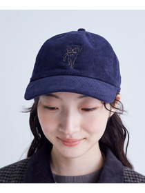 【congés payés】ichiro yamaguchi.コーデュロイキャップ 詳細画像 ネイビー 22