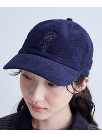 【congés payés】ichiro yamaguchi.コーデュロイキャップ 詳細画像 ネイビー 23