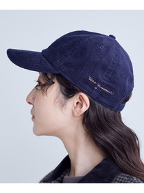 【congés payés】ichiro yamaguchi.コーデュロイキャップ 詳細画像 ネイビー 24