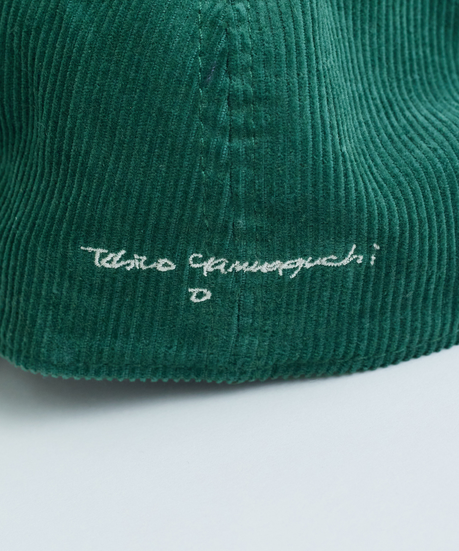 【congés payés】ichiro yamaguchi.コーデュロイキャップ 詳細画像 ネイビー 12