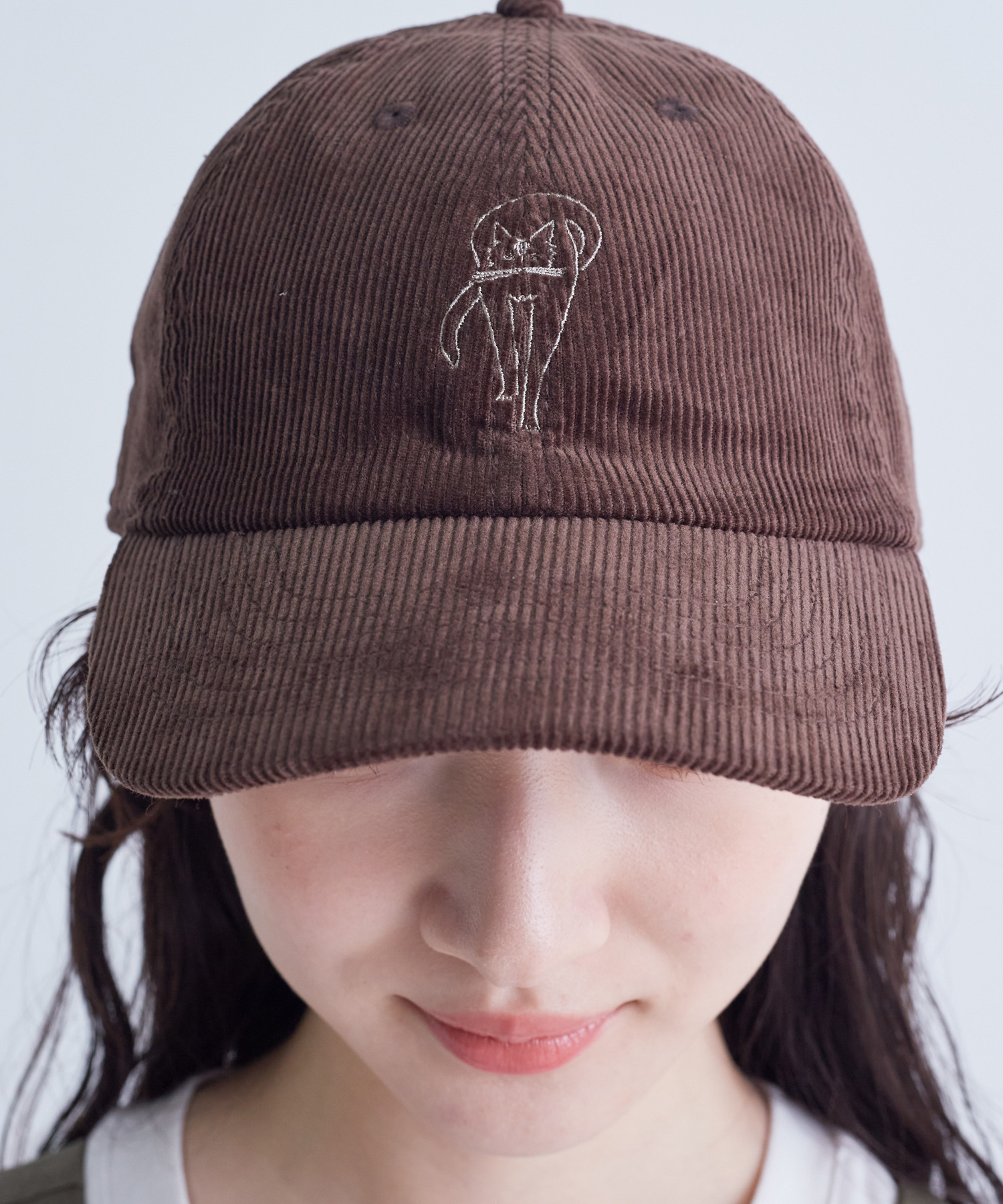 【congés payés】ichiro yamaguchi.コーデュロイキャップ 詳細画像 ネイビー 16