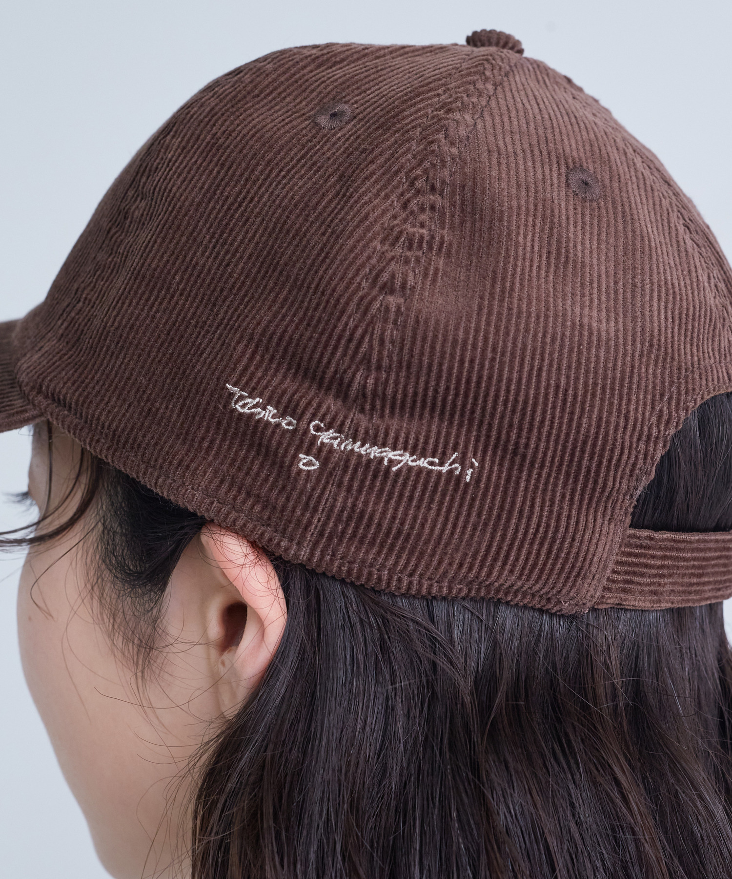 【congés payés】ichiro yamaguchi.コーデュロイキャップ 詳細画像 ネイビー 17