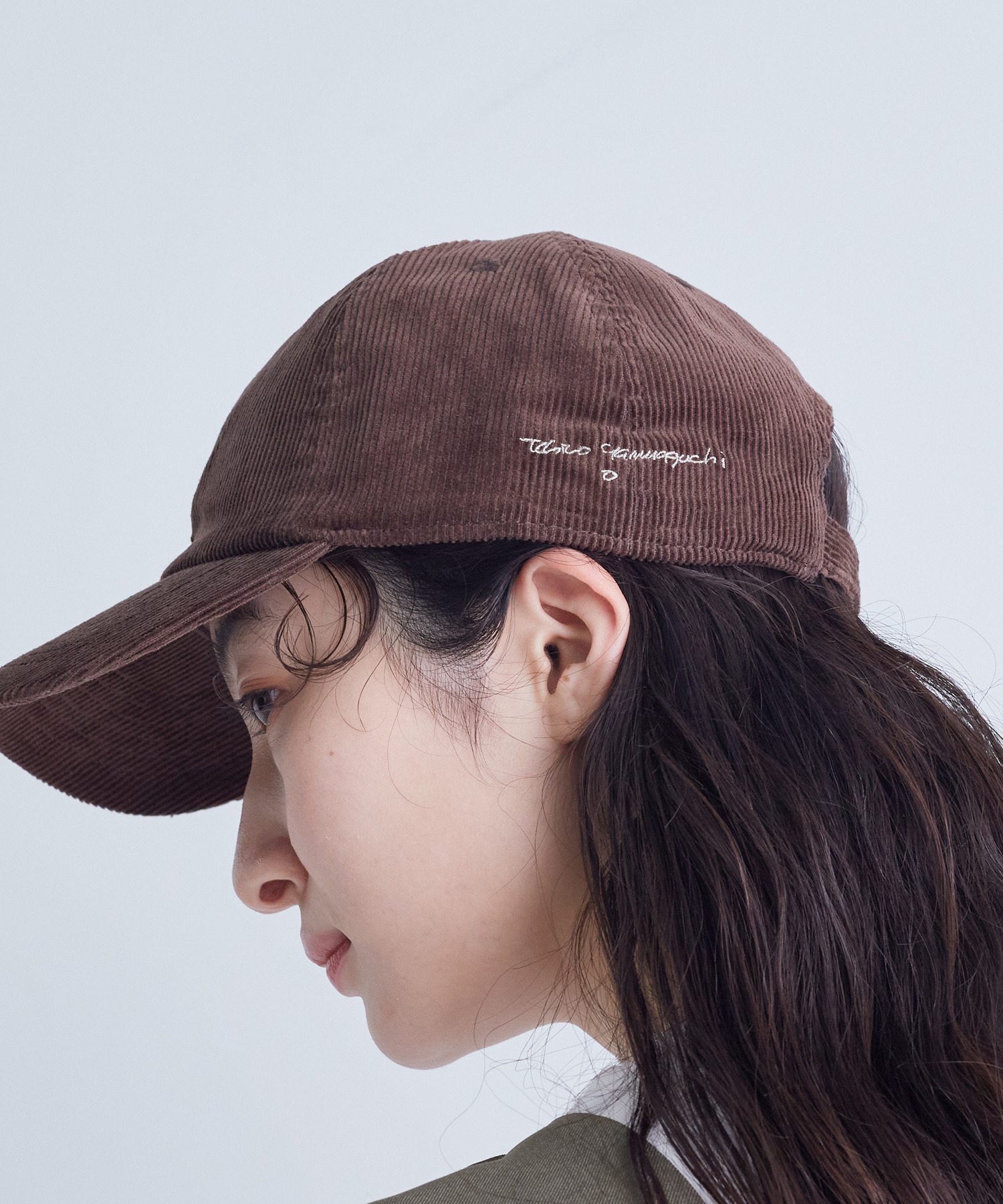 【congés payés】ichiro yamaguchi.コーデュロイキャップ 詳細画像 ネイビー 18