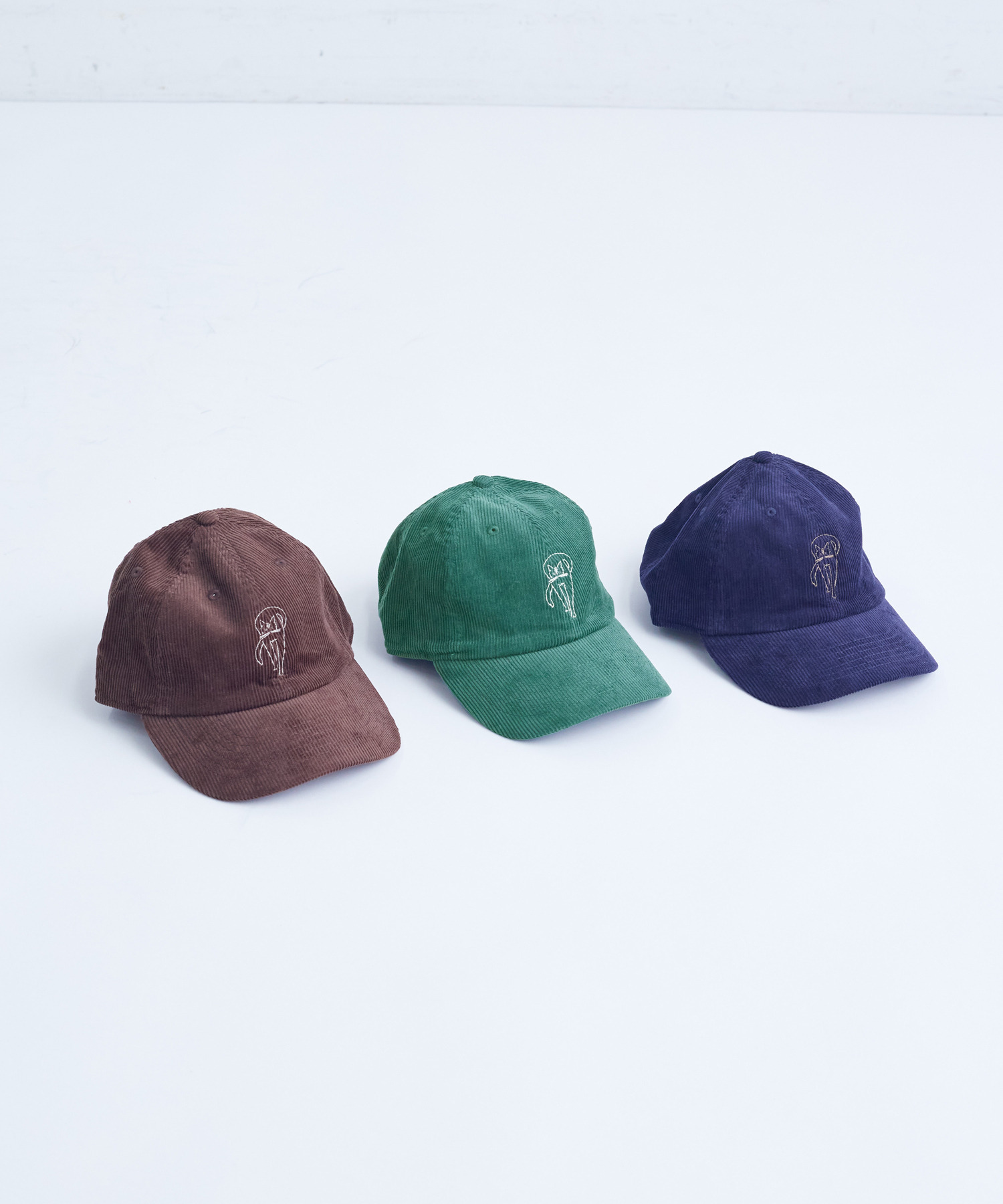 【congés payés】ichiro yamaguchi.コーデュロイキャップ 詳細画像 ネイビー 26