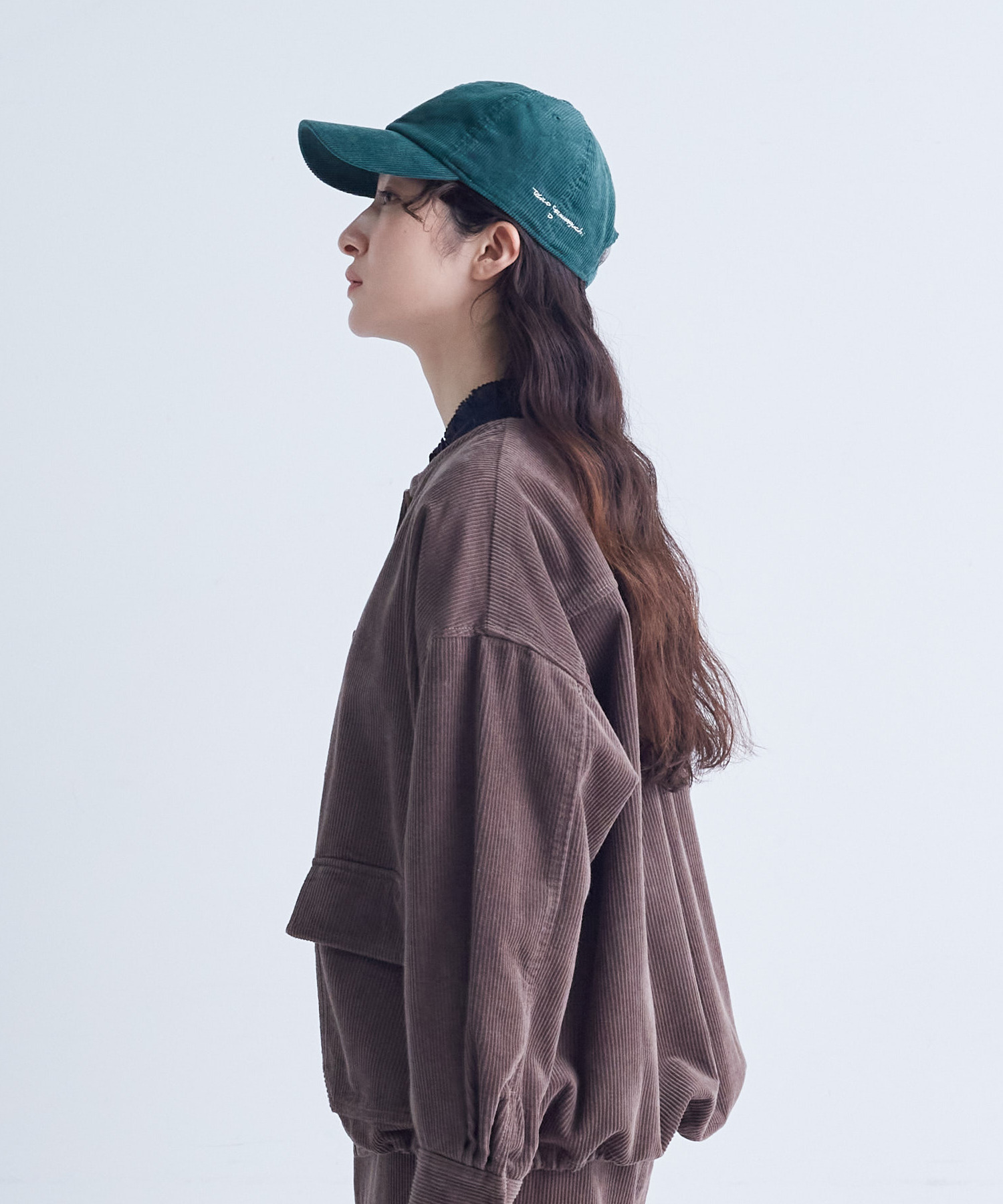 【congés payés】ichiro yamaguchi.コーデュロイキャップ 詳細画像 ネイビー 4