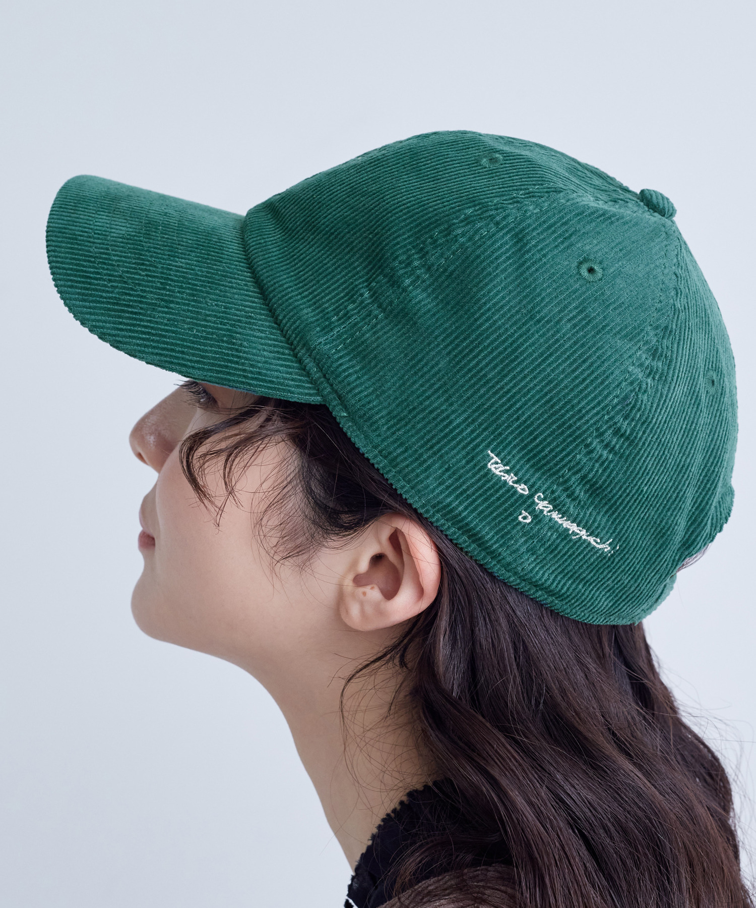 【congés payés】ichiro yamaguchi.コーデュロイキャップ 詳細画像 ネイビー 6