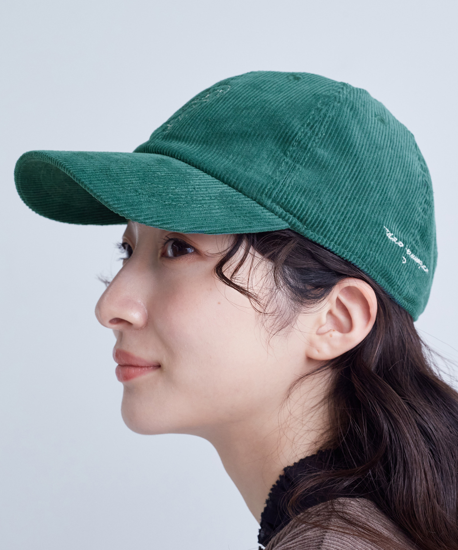 【congés payés】ichiro yamaguchi.コーデュロイキャップ 詳細画像 ネイビー 7