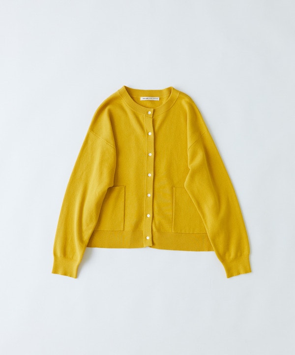 【congés payés】｜2BUY10%OFF・3BUY20%OFF｜コットンミラノリブ丸首カーディガン