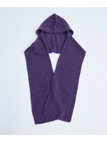 【congés payés】｜2BUY10%OFF・3BUY20%OFF｜ウール混フードマフラー 詳細画像 ブラウン 10