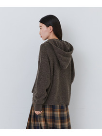 【congés payés】｜2BUY10%OFF・3BUY20%OFF｜ウール混フードマフラー 詳細画像 ブラウン 15