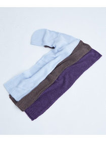 【congés payés】｜2BUY10%OFF・3BUY20%OFF｜ウール混フードマフラー 詳細画像 ブラウン 19