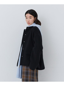 【congés payés】｜2BUY10%OFF・3BUY20%OFF｜ウール混フードマフラー 詳細画像 ブラウン 2