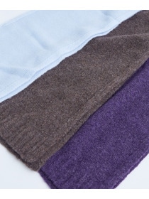 【congés payés】｜2BUY10%OFF・3BUY20%OFF｜ウール混フードマフラー 詳細画像 ブラウン 20