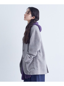 【congés payés】｜2BUY10%OFF・3BUY20%OFF｜ウール混フードマフラー 詳細画像 ブラウン 7