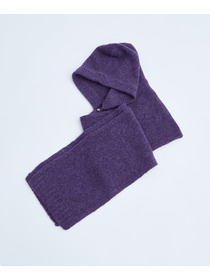 【congés payés】｜2BUY10%OFF・3BUY20%OFF｜ウール混フードマフラー 詳細画像 ブラウン 9