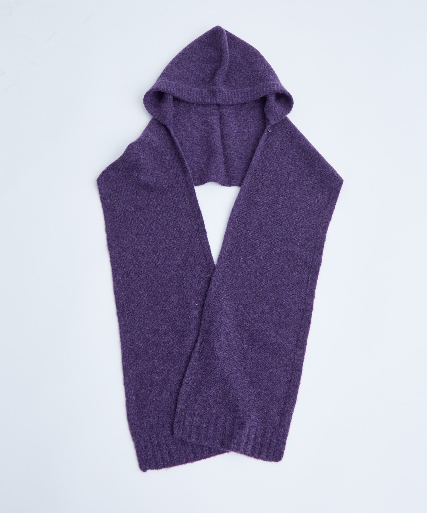 【congés payés】｜2BUY10%OFF・3BUY20%OFF｜ウール混フードマフラー 詳細画像 ブラウン 10