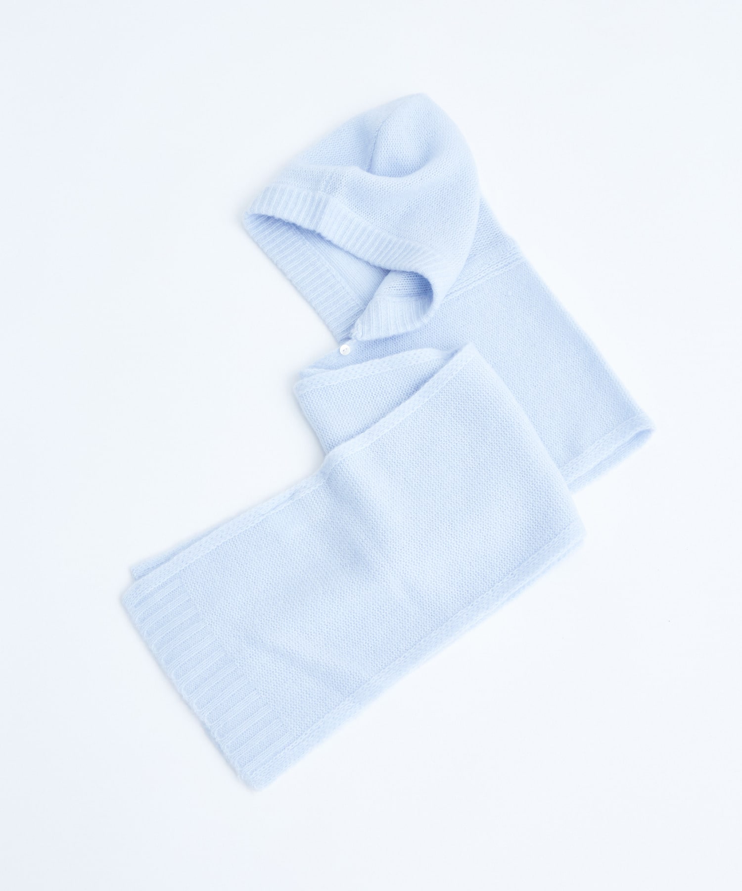 【congés payés】｜2BUY10%OFF・3BUY20%OFF｜ウール混フードマフラー 詳細画像 ブラウン 4