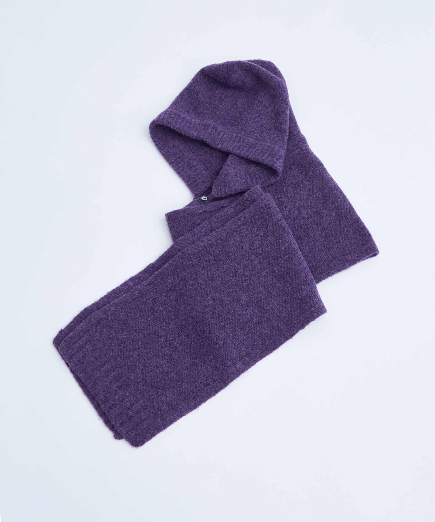 【congés payés】｜2BUY10%OFF・3BUY20%OFF｜ウール混フードマフラー 詳細画像 ブラウン 9