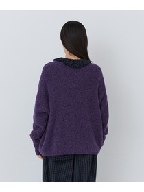 【congés payés】｜2BUY10%OFF・3BUY20%OFF｜【11月ベストセラーブランド内3位】【11月お気に入り登録ブランド内2位】ウール混プルオーバー 詳細画像 ブラウン 16