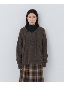 【congés payés】｜2BUY10%OFF・3BUY20%OFF｜【11月ベストセラーブランド内3位】【11月お気に入り登録ブランド内2位】ウール混プルオーバー 詳細画像 ブラウン 21