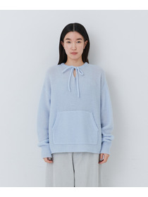 【congés payés】｜2BUY10%OFF・3BUY20%OFF｜【11月ベストセラーブランド内3位】【11月お気に入り登録ブランド内2位】ウール混プルオーバー 詳細画像 ブラウン 6