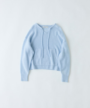 【congés payés】｜2BUY10%OFF・3BUY20%OFF｜【11月ベストセラーブランド内3位】【11月お気に入り登録ブランド内2位】ウール混プルオーバー 詳細画像 サックスブルー 1