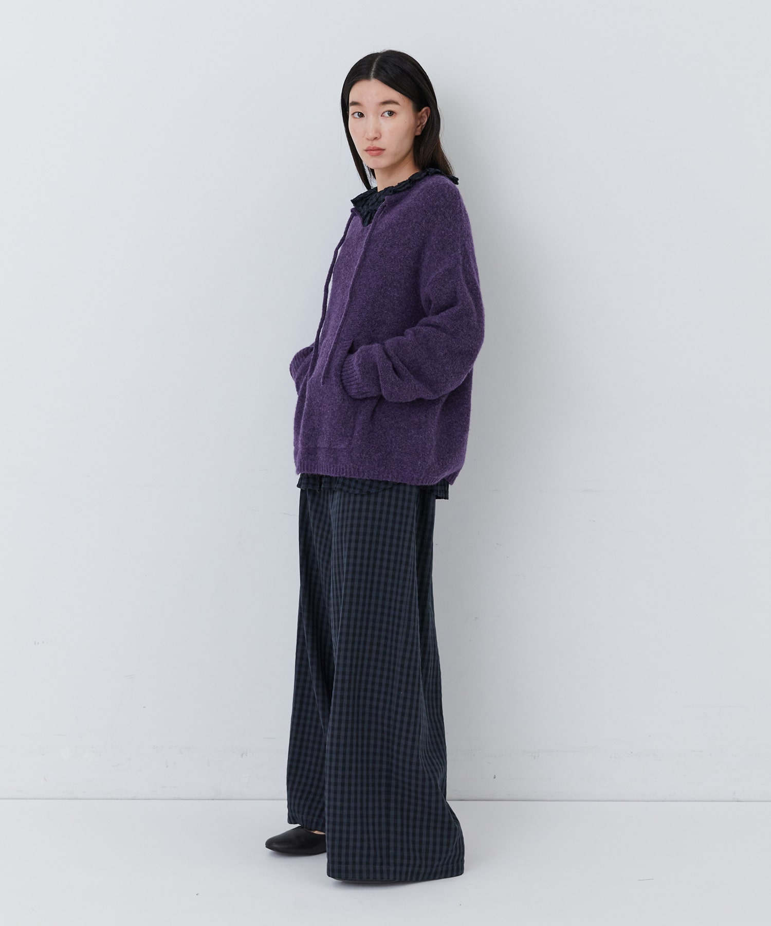 【congés payés】｜2BUY10%OFF・3BUY20%OFF｜【11月ベストセラーブランド内3位】【11月お気に入り登録ブランド内2位】ウール混プルオーバー 詳細画像 ブラウン 12