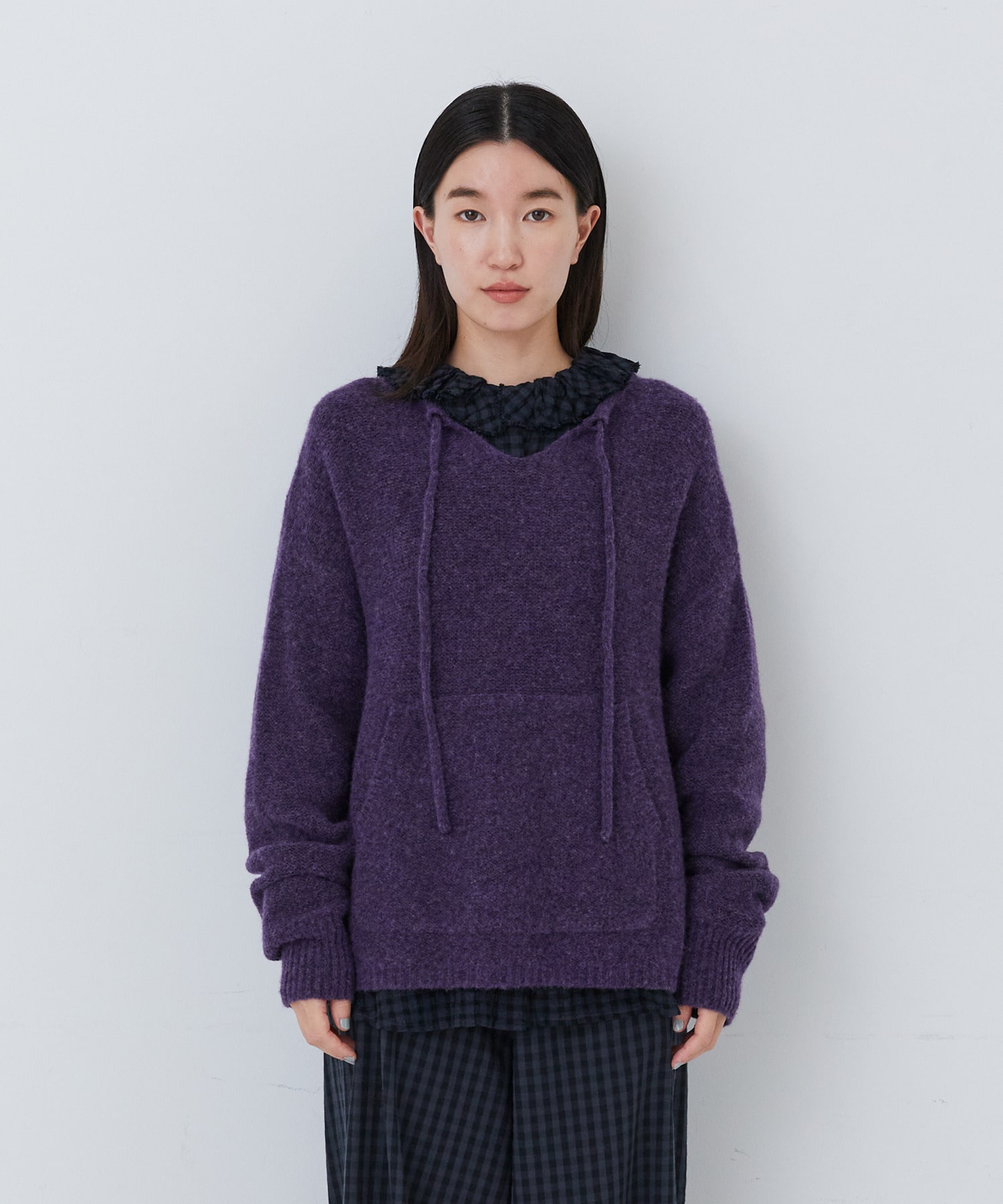 【congés payés】｜2BUY10%OFF・3BUY20%OFF｜【11月ベストセラーブランド内3位】【11月お気に入り登録ブランド内2位】ウール混プルオーバー 詳細画像 ブラウン 14