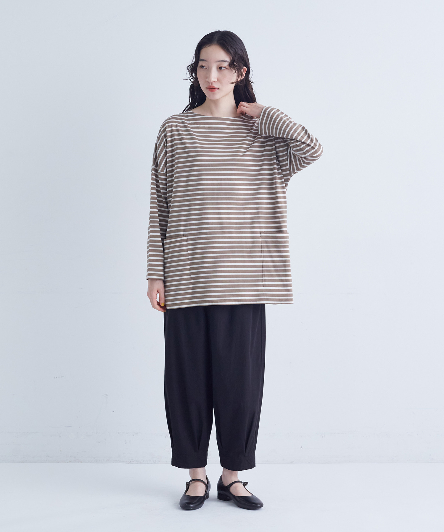 【congés payés】｜2BUY10%OFF・3BUY20%OFF｜バスクロングシャツ 詳細画像 ブラウン系その他 20