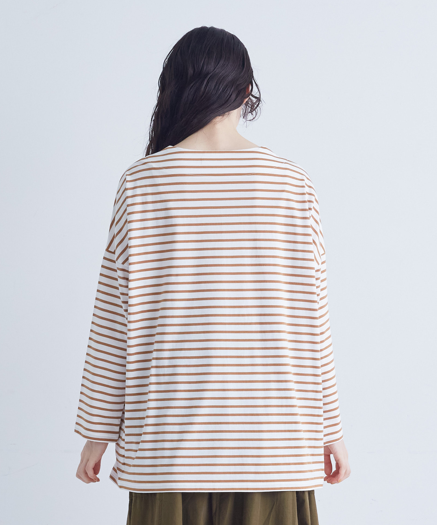 【congés payés】｜2BUY10%OFF・3BUY20%OFF｜バスクロングシャツ 詳細画像 ブラウン系その他 7