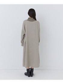 【congés payés】【11月ベストセラーブランド内1位】リブタートルワンピース 詳細画像 ベージュ 13