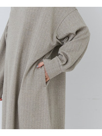 【congés payés】【11月ベストセラーブランド内1位】リブタートルワンピース 詳細画像 ベージュ 14