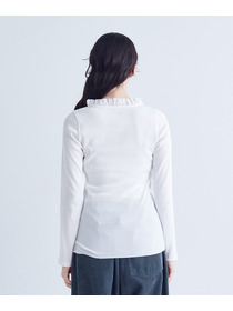 【congés payés】｜2BUY10%OFF・3BUY20%OFF｜◆チュールフリルインナー 詳細画像 ブラック 6