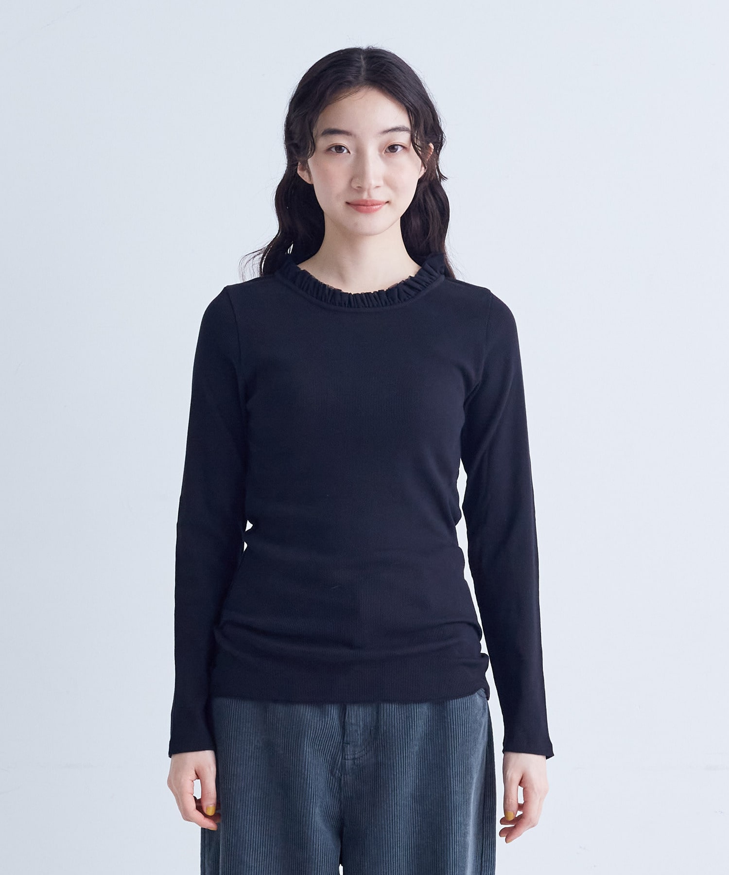 【congés payés】｜2BUY10%OFF・3BUY20%OFF｜◆チュールフリルインナー 詳細画像 ブラック 24