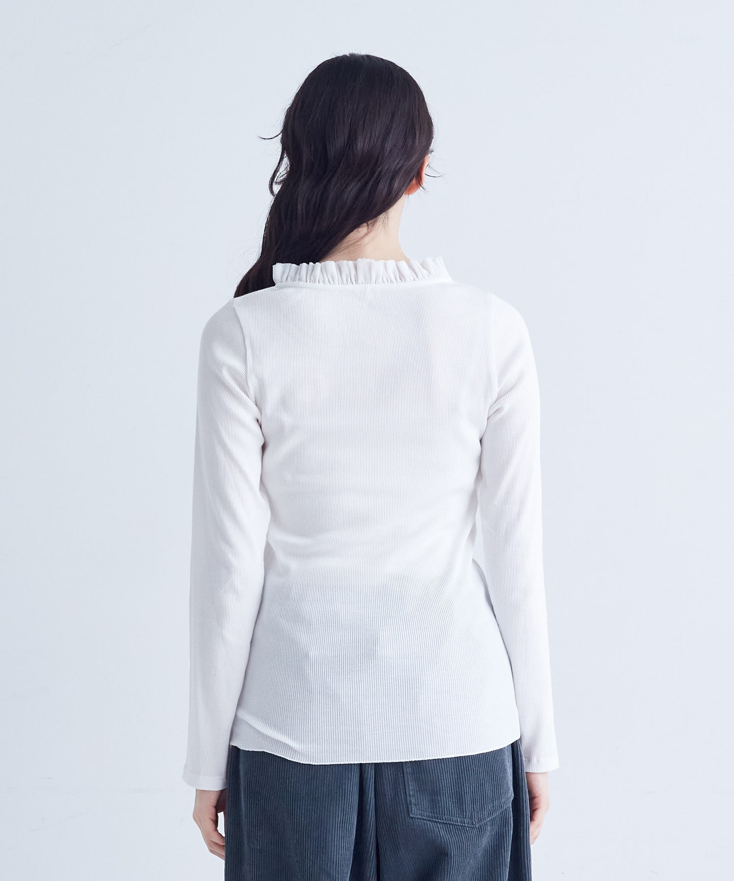 【congés payés】｜2BUY10%OFF・3BUY20%OFF｜◆チュールフリルインナー 詳細画像 ブラック 6