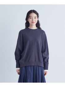 【congés payés】｜2BUY10%OFF・3BUY20%OFF｜配色リブトレーナー 詳細画像 チャコールグレー 15
