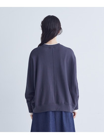 【congés payés】｜2BUY10%OFF・3BUY20%OFF｜配色リブトレーナー 詳細画像 チャコールグレー 17