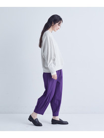 【congés payés】｜2BUY10%OFF・3BUY20%OFF｜配色リブトレーナー 詳細画像 チャコールグレー 2